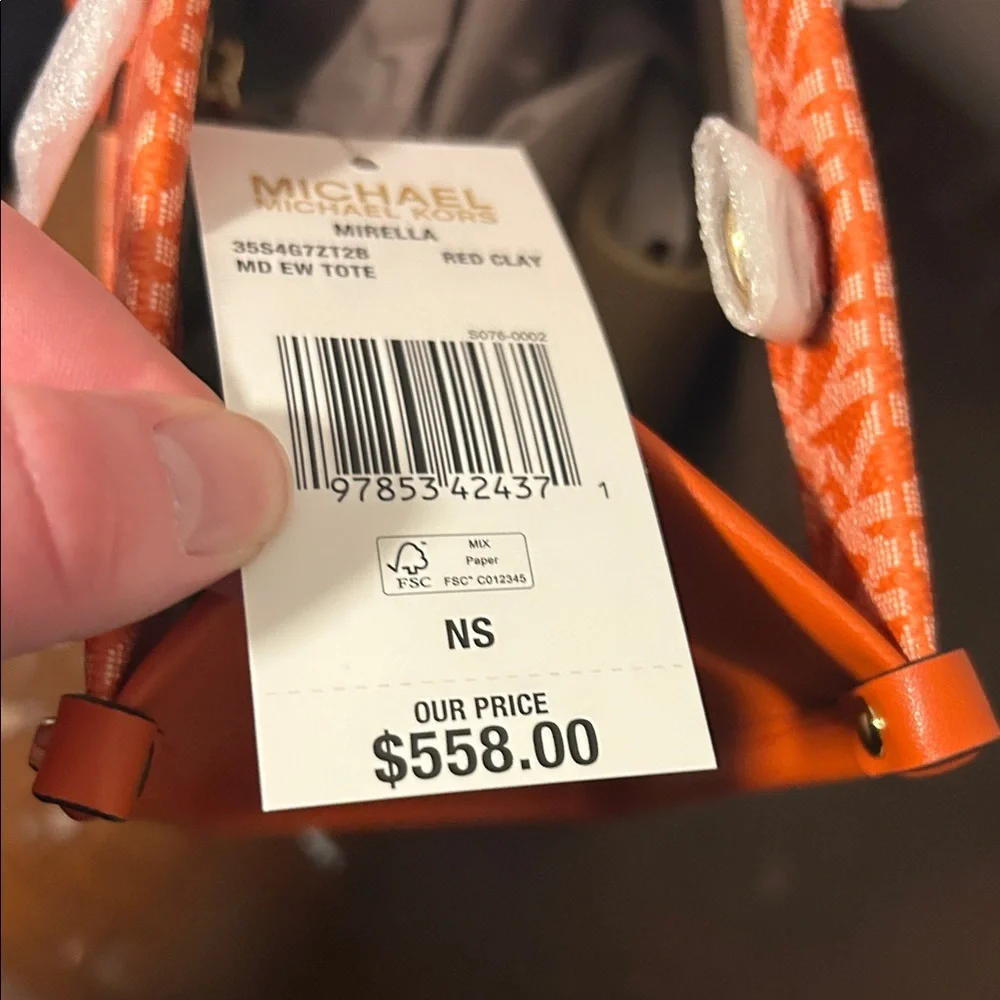 Michael Kors Ombré Orange Tote - Picture 4 of 7